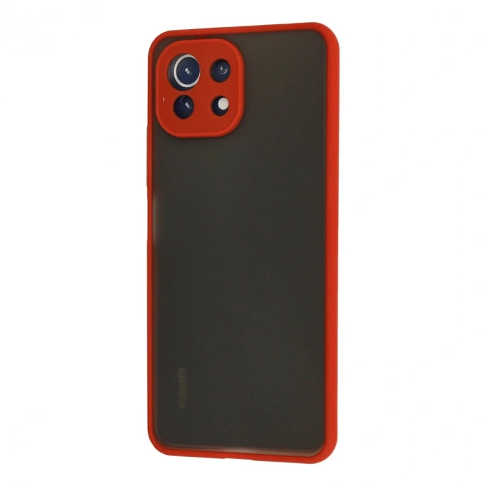Mi 11 Lite Kılıf Montreal  Kapak - Kırmızı