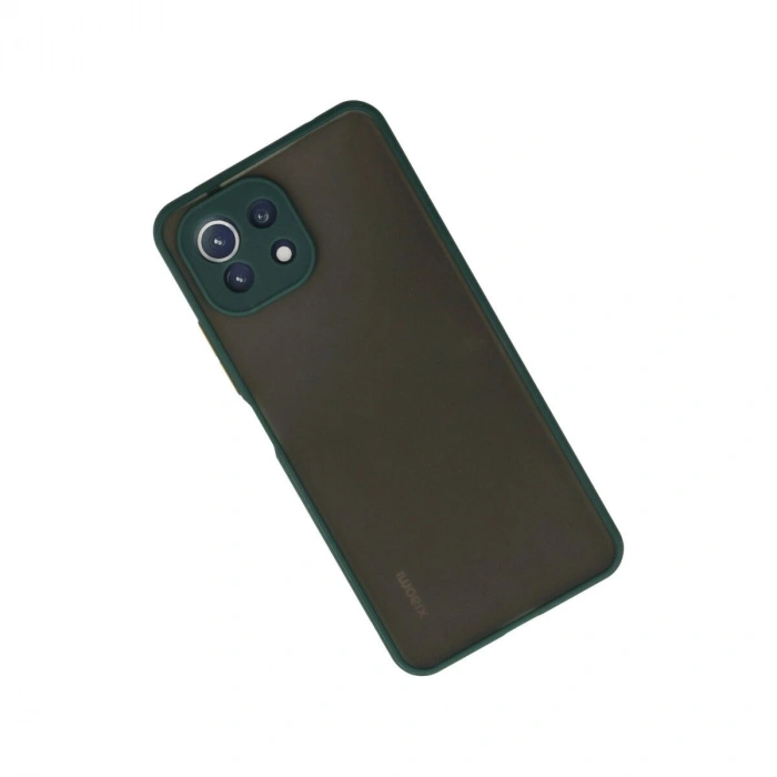 Mi 11 Lite Kılıf Montreal  Kapak - Yeşil