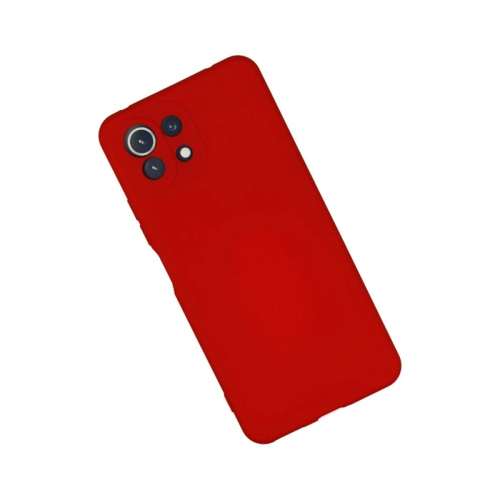 Mi 11 Lite Kılıf Nano İçi Kadife  - Kırmızı
