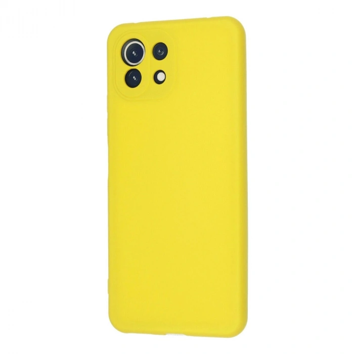 Mi 11 Lite Kılıf Nano İçi Kadife  - Sarı