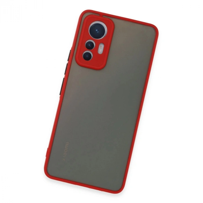 Mi 12 Lite Kılıf Montreal  Kapak - Kırmızı