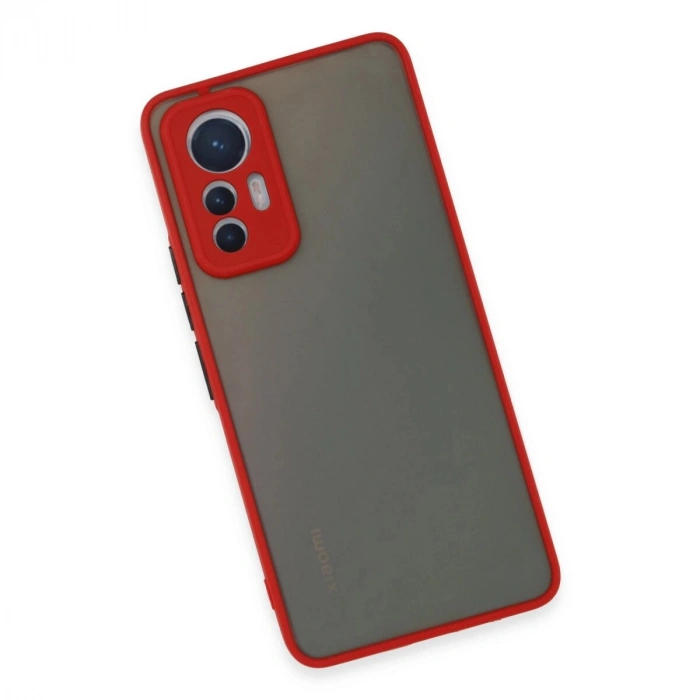 Mi 12 Lite Kılıf Montreal  Kapak - Kırmızı