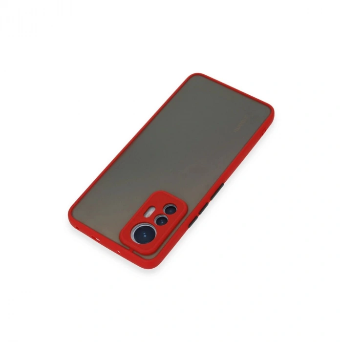 Mi 12 Lite Kılıf Montreal  Kapak - Kırmızı