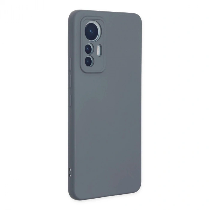 Mi 12 Lite Kılıf Nano İçi Kadife  - Gri
