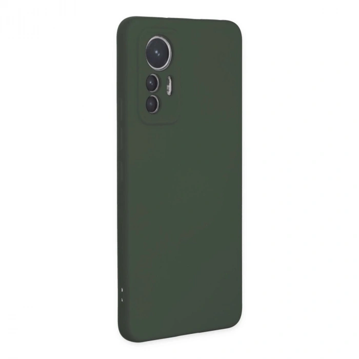 Mi 12 Lite Kılıf Nano İçi Kadife  - Koyu Yeşil