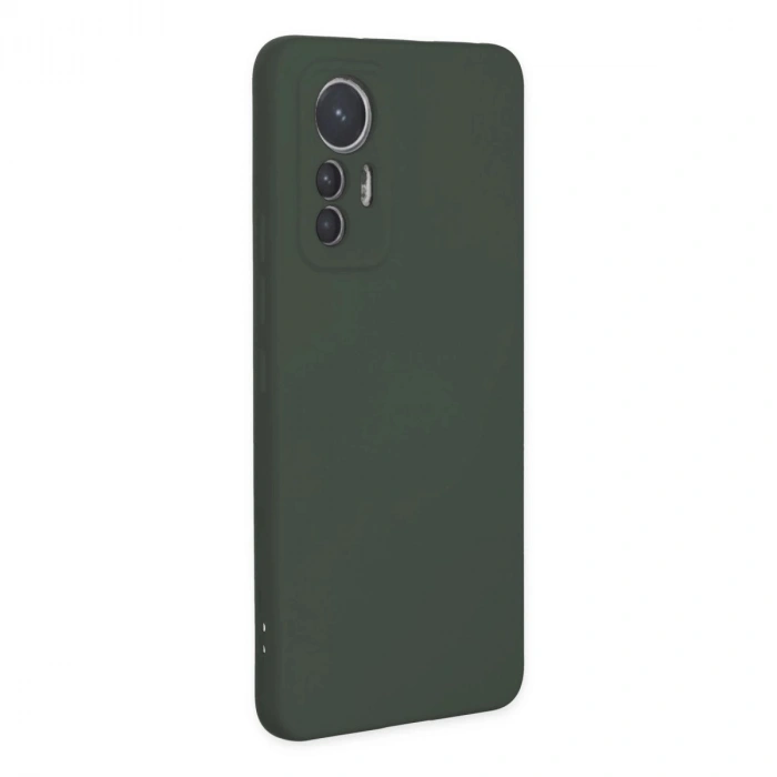 Mi 12 Lite Kılıf Nano İçi Kadife  - Koyu Yeşil