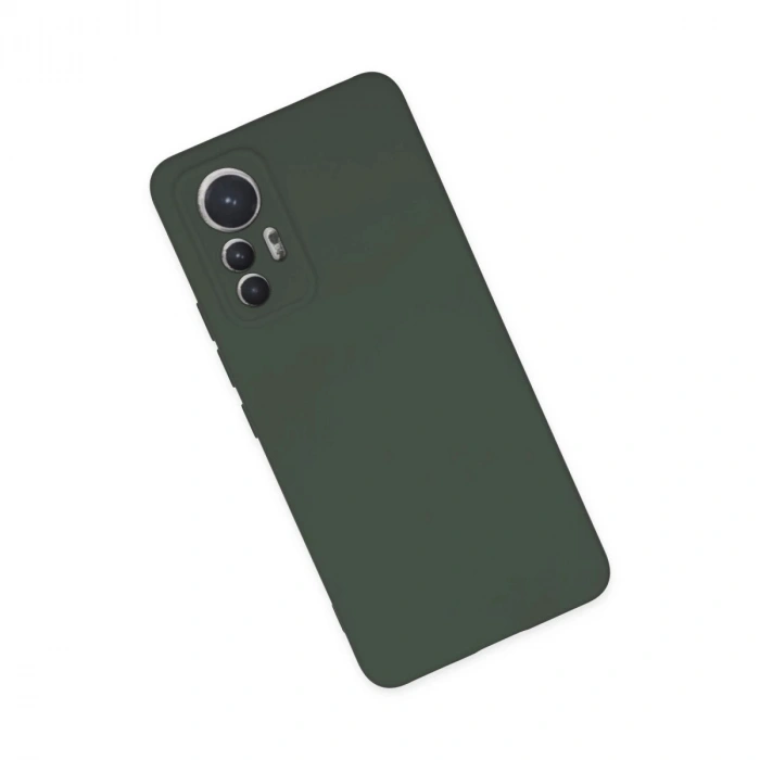 Mi 12 Lite Kılıf Nano İçi Kadife  - Koyu Yeşil
