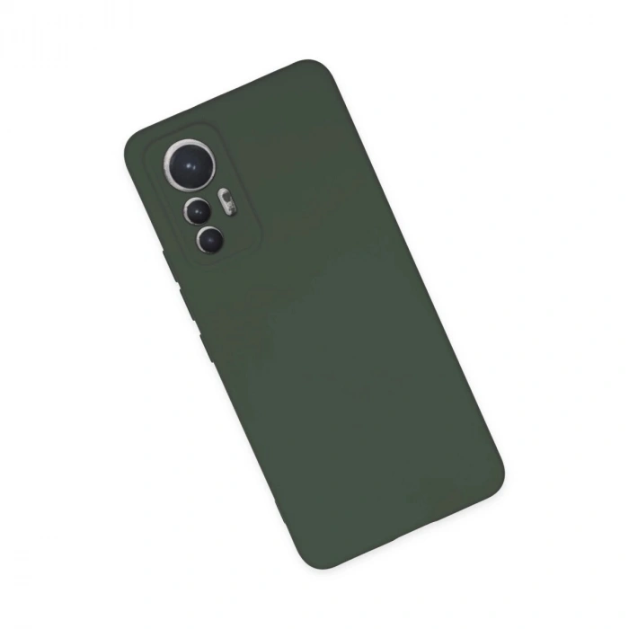 Mi 12 Lite Kılıf Nano İçi Kadife  - Koyu Yeşil