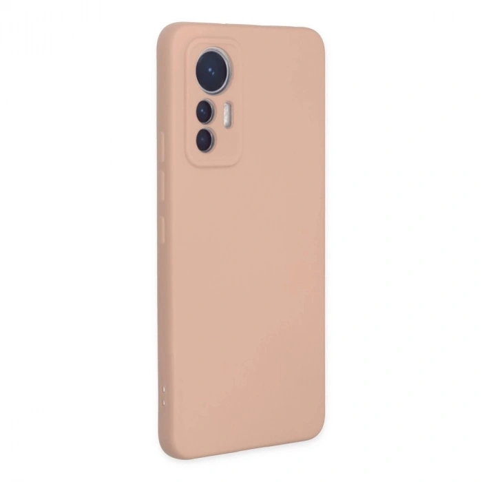 Mi 12 Lite Kılıf Nano İçi Kadife  - Pudra
