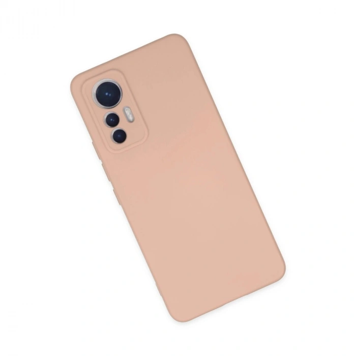 Mi 12 Lite Kılıf Nano İçi Kadife  - Pudra