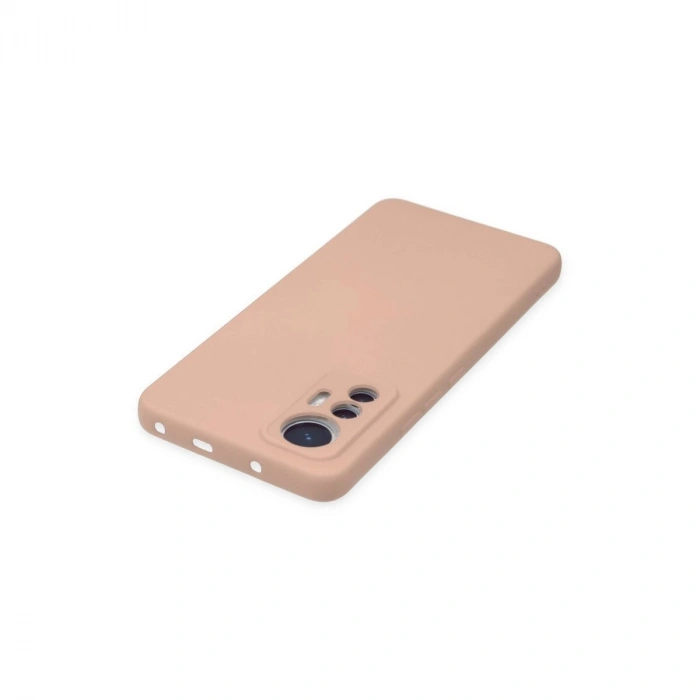 Mi 12 Lite Kılıf Nano İçi Kadife  - Pudra