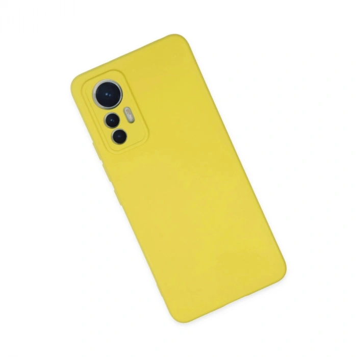 Mi 12 Lite Kılıf Nano İçi Kadife  - Sarı
