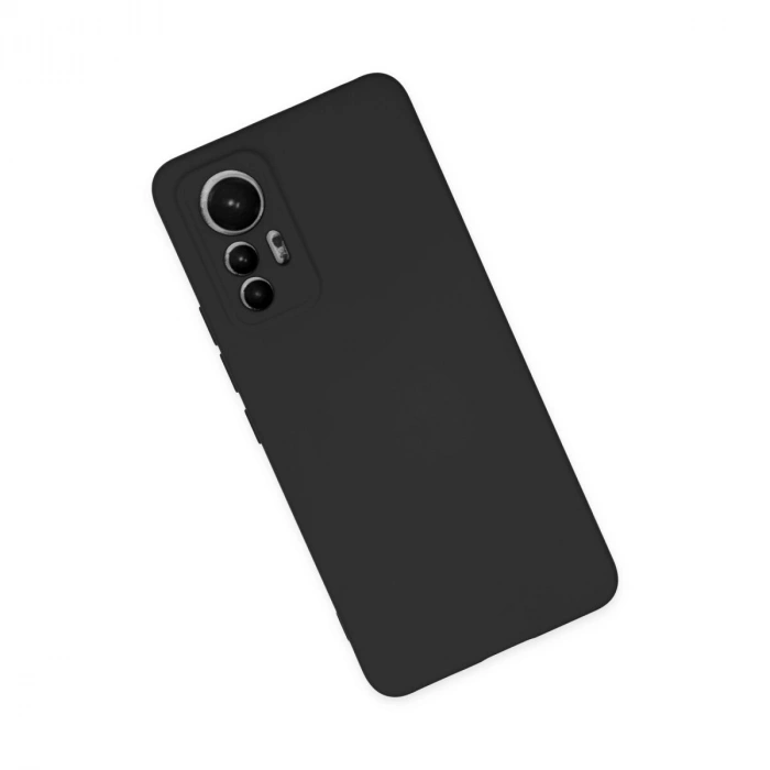 Mi 12 Lite Kılıf Nano İçi Kadife  - Siyah