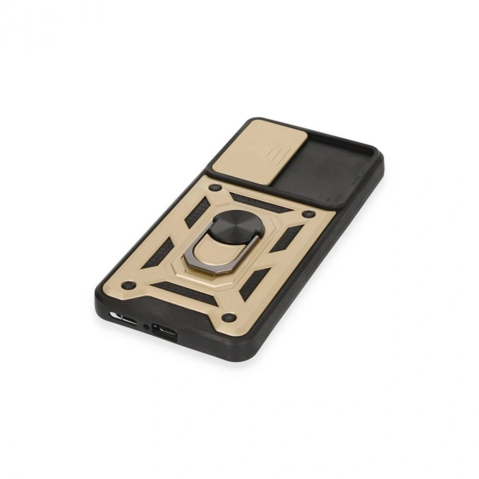 Mi 12t Pro Kılıf Pars Lens Yüzüklü  - Gold