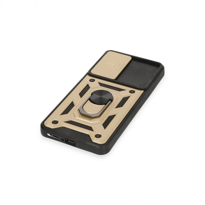 Mi 12t Pro Kılıf Pars Lens Yüzüklü  - Gold