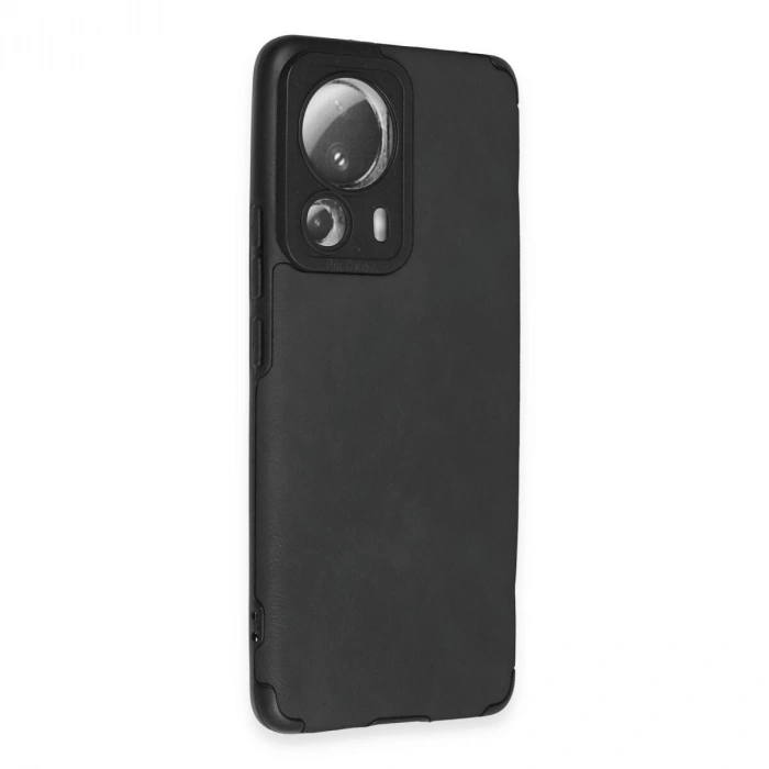 Mi 13 Lite Kılıf Loop Deri  - Siyah