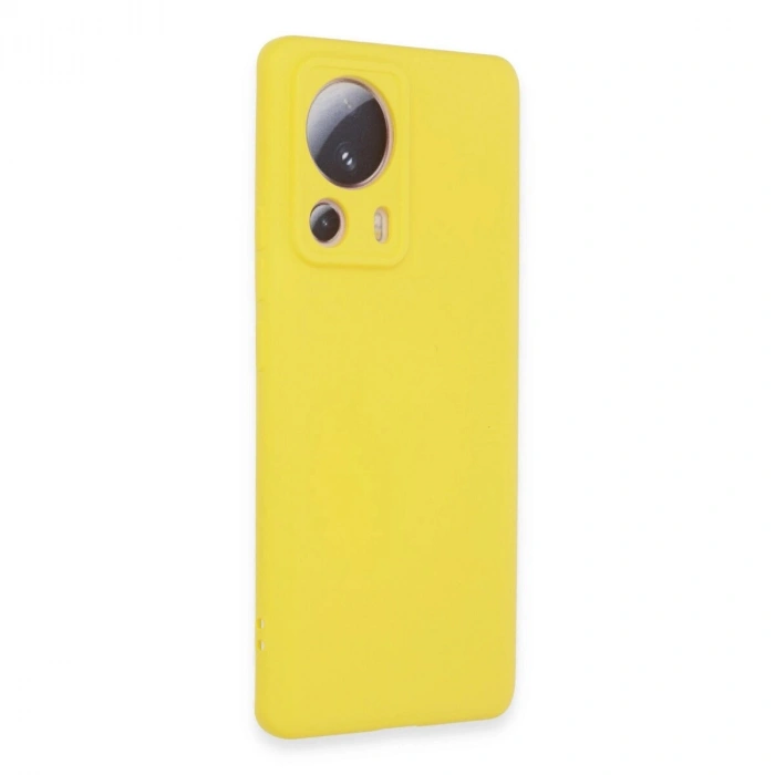Mi 13 Lite Kılıf Nano İçi Kadife  - Sarı