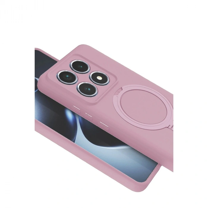 Mi 14t Pro Regal Magsafe Standlı Kapak - Açık Pembe