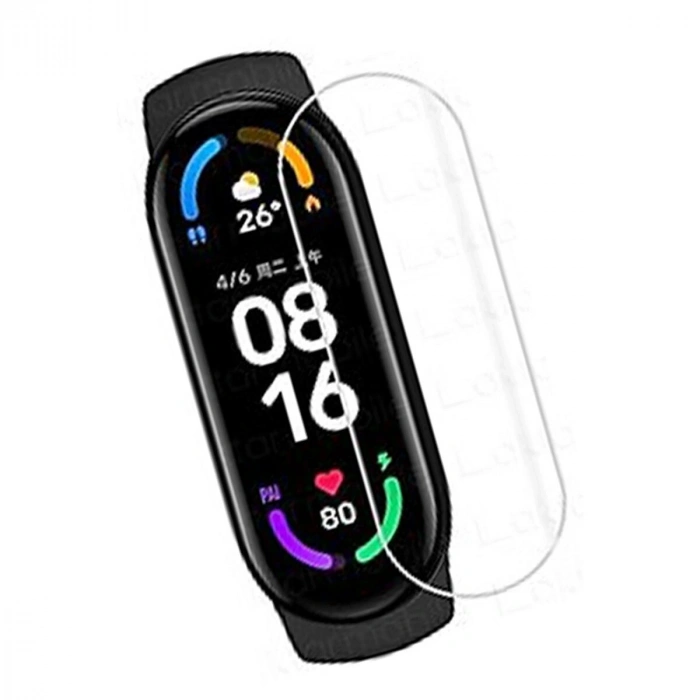 Mi Band 5 Polymer Nano Ekran Koruyucu - Şeffaf