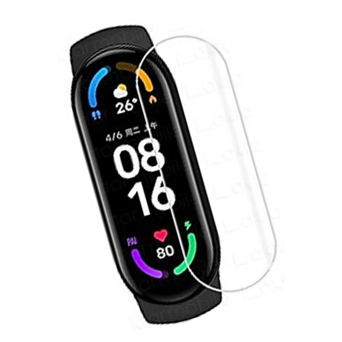 Mi Band 6 Polymer Nano Ekran Koruyucu - Şeffaf