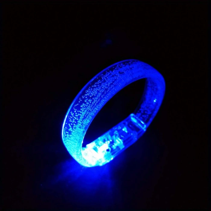 Mi Led Işıklı Baskı Yapılabilen Pilli Bileklik Bilezik 1,5 cm Genişlik
