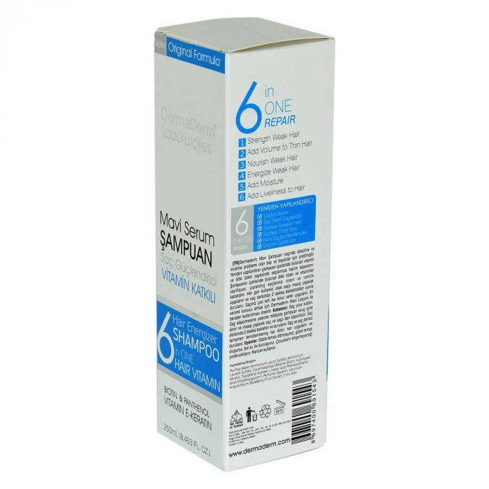 Mi Serum Şampuanı  Güçlendirici (Biotin Panthenol Vitamin E-Keratin) 250 ML
