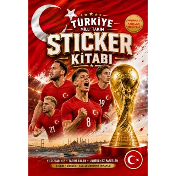 Milli Takım Sticker Kitabı (Futbolcu Tanıtım Kartları Hediyeli)
