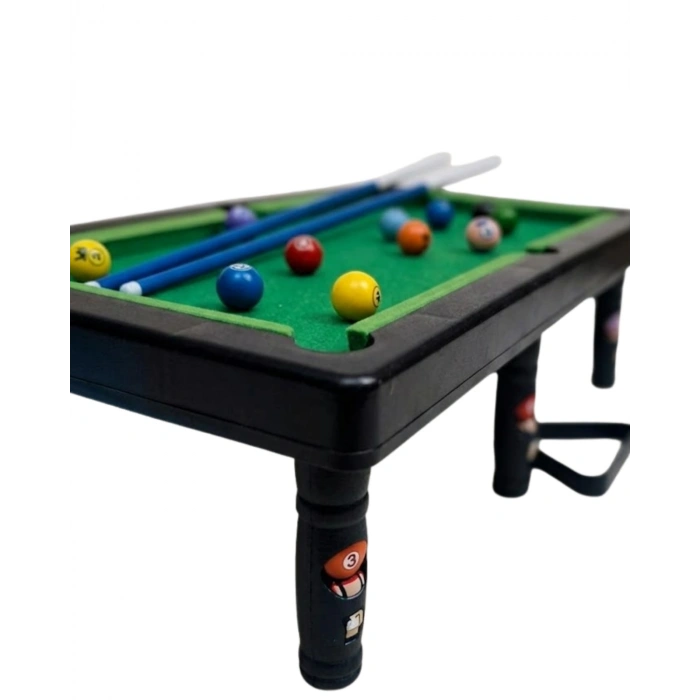 Mini Bilardo Oyunu Seti Evde Eğlenceli Masa Oyunu Çocuk ve Aile