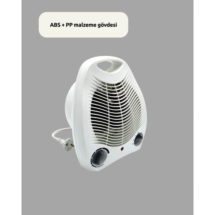 Mini Elektrikli Isıtıcı – 2000W Güç, Fanlı Isıtma, 3 Isı Modu