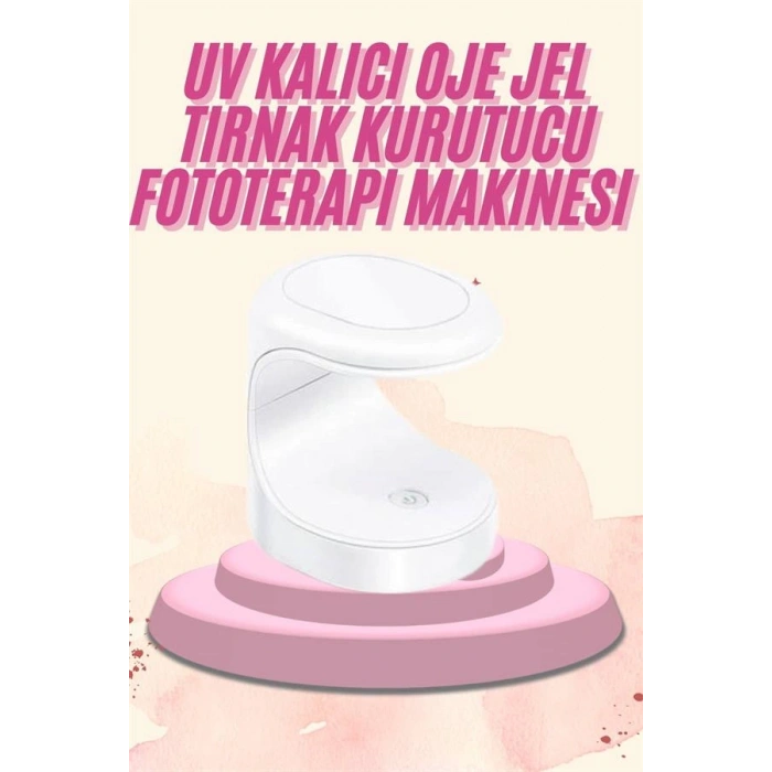 Mini Taşınabilir Kalıcı Oje Jel Tırnak Kurutucu Fototerapi Makinesi