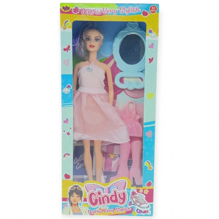 Moda Seti - Aksesuarlı 30 cm Bebek Seti  - 1 ADET