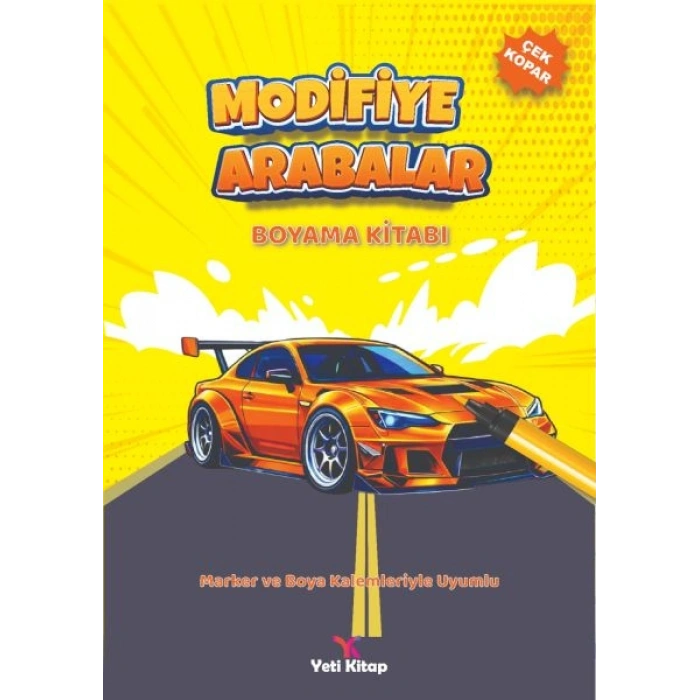 Modifiye Arabalar Boyama Kitabı