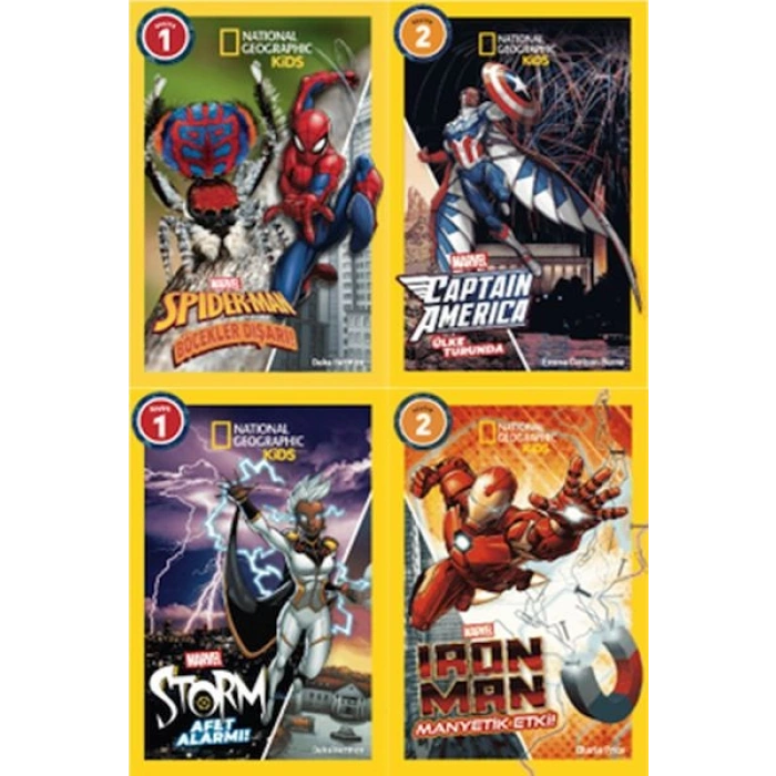 National Geographic Kids - Marvel Kahramanları ile Keşif Yolculuğu Serisi