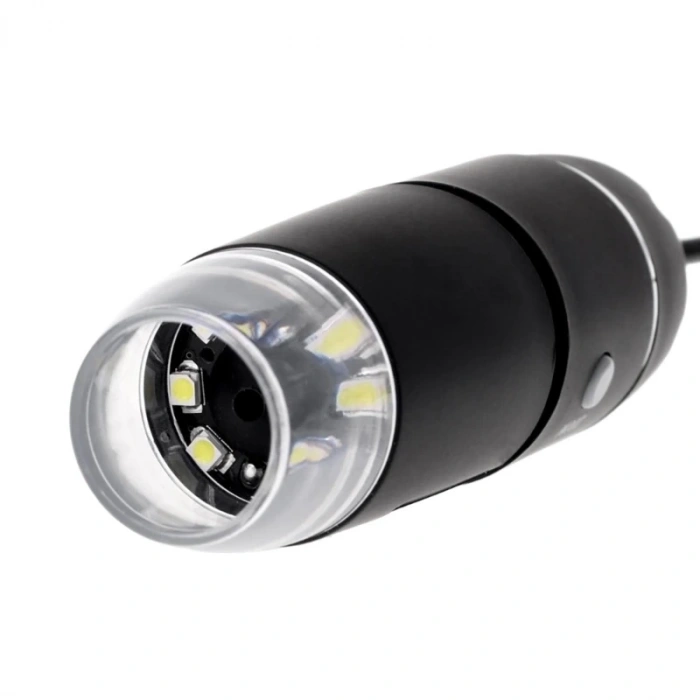 Nikula1600X USB dijital mikroskop kamera endoskop 8LED büyüteç Metal standı (  )