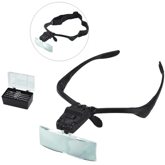 NikulaIşıklı Gözlük Büyüteç  5 Farklı Lens 9892B (  )