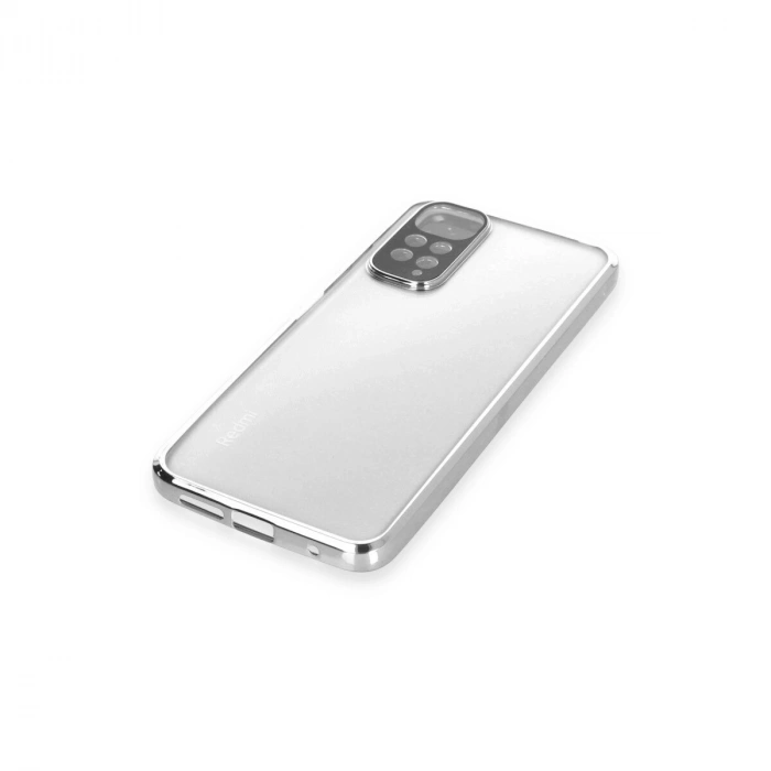 Note 11 Kılıf  Lensli  - Gümüş