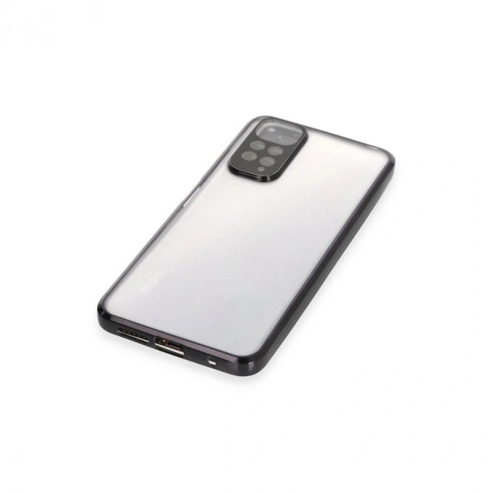 Note 11 Kılıf  Lensli  - Siyah