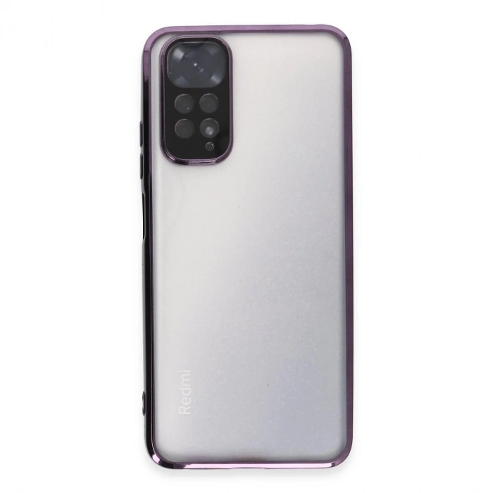 Note 11 Kılıf  Lensli  - Mor