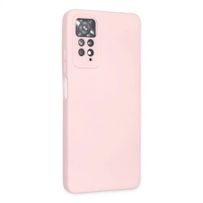 Note 11 Pro Kılıf Nano İçi Kadife  - Pudra