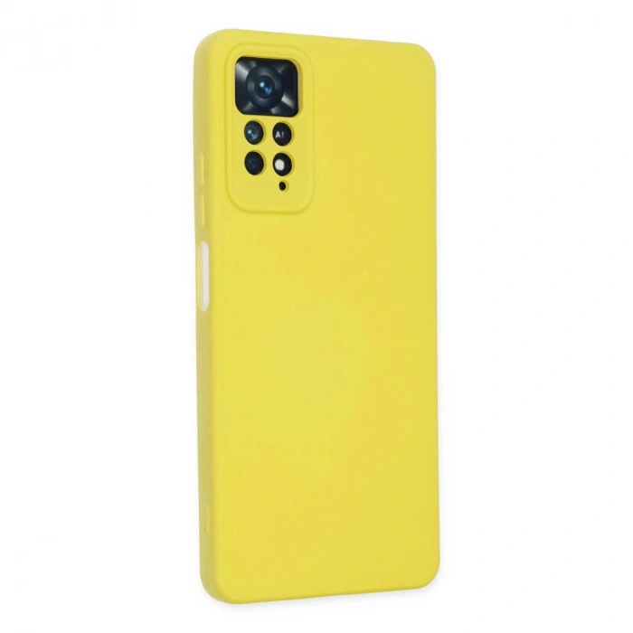 Note 11 Pro Kılıf Nano İçi Kadife  - Sarı