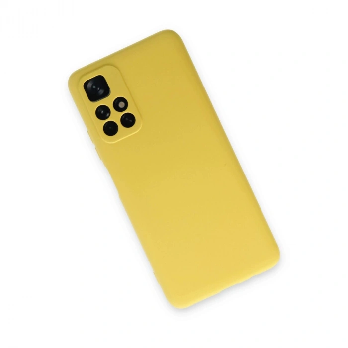 Note 11t Kılıf Nano İçi Kadife  - Sarı