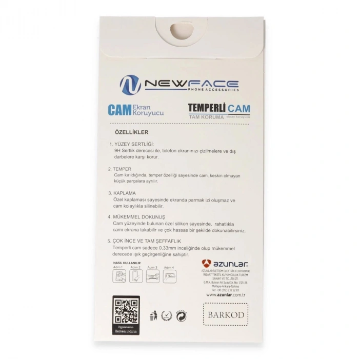 Note 12 4g 3d Antistatik Cam Ekran Koruyucu