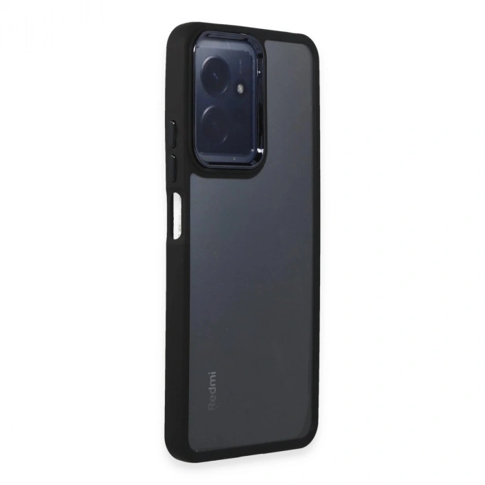 Note 12 4g Kılıf Dora Kapak - Siyah