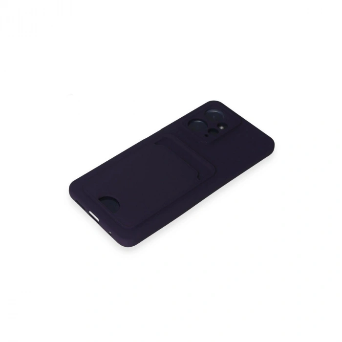 Note 12 4g Kılıf Kelvin Kartvizitli  - Derin Mor