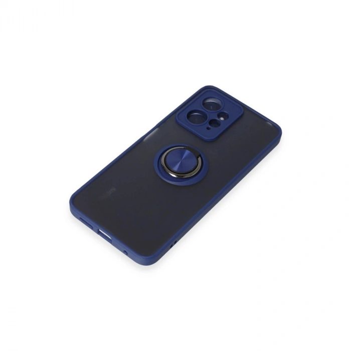 Note 12 4g Kılıf Montreal Yüzüklü  Kapak - Lacivert