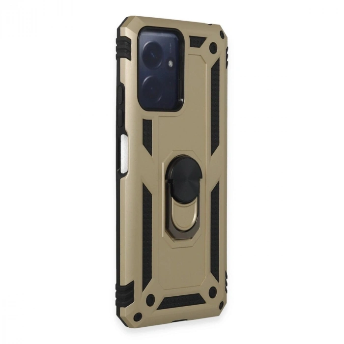 Note 12 4g Kılıf Sofya Yüzüklü  Kapak - Gold