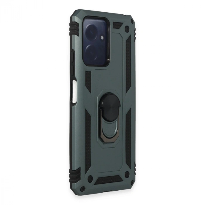 Note 12 4g Kılıf Sofya Yüzüklü  Kapak - Yeşil