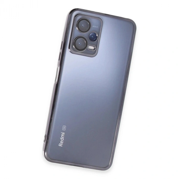 Note 12 5g Kılıf  Lensli  - Siyah