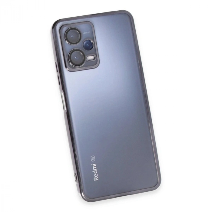 Note 12 5g Kılıf  Lensli  - Siyah