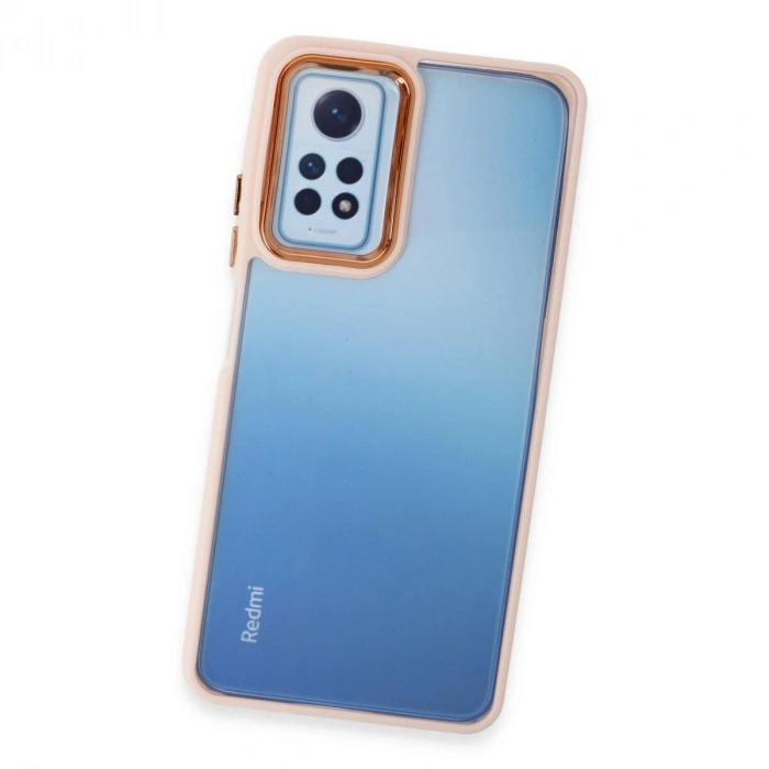 Note 12 Pro 4g Kılıf Dora Kapak - Pudra